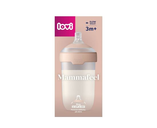 Бутылочка для кормления Lovi Mammafeel 250 мл (21/596), изображение 2 Бутылочка для кормления Lovi Mammafeel 250 мл (21/596), изображение 2