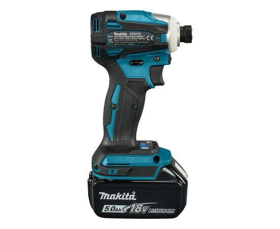 Шуруповерт Makita LXT, 18V, 2x5Ah, 180Нм, MakPac (DTD172RTJ), изображение 4 Шуруповерт Makita LXT, 18V, 2x5Ah, 180Нм, MakPac (DTD172RTJ), изображение 4