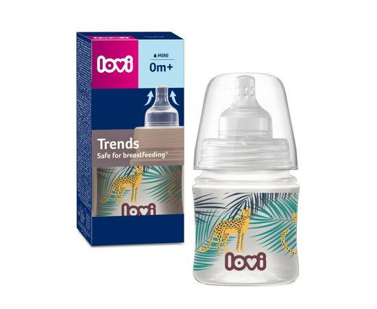 Пляшечка для годування Lovi Trends 120 мл - Jungle Vibes (21/593)