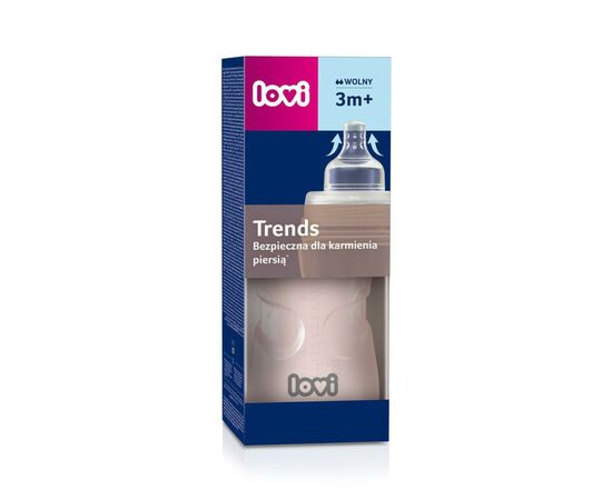 Бутылочка для кормления Lovi Trends 250 мл - рожева (21/563_pin), изображение 2 Бутылочка для кормления Lovi Trends 250 мл - рожева (21/563_pin), изображение 2