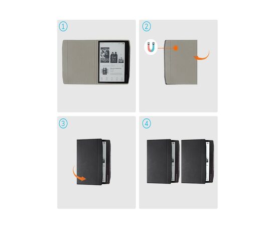 Чехол для электронной книги BeCover Ultra Slim BeCover PocketBook 700 Era 7" Black (710063), изображение 6 Чехол для электронной книги BeCover Ultra Slim BeCover PocketBook 700 Era 7" Black (710063), изображение 6