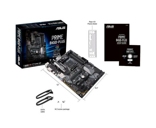 Материнська плата ASUS PRIME B450-PLUS, зображення 6 Материнська плата ASUS PRIME B450-PLUS, зображення 6