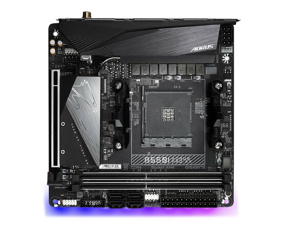 Материнська плата GIGABYTE B550I AORUS PRO AX