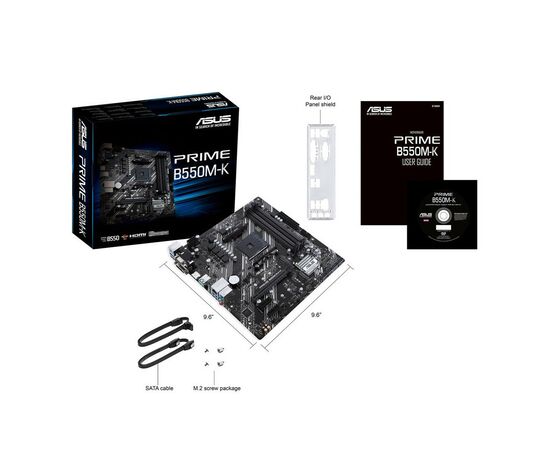 Материнская плата ASUS PRIME B550M-K, изображение 5 Материнская плата ASUS PRIME B550M-K, изображение 5