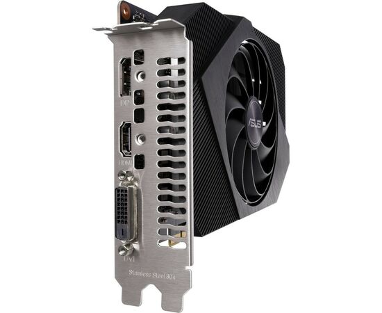 Видеокарта ASUS GeForce GTX1650 4096Mb PH OC D6 P (PH-GTX1650-O4GD6-P), изображение 4 Видеокарта ASUS GeForce GTX1650 4096Mb PH OC D6 P (PH-GTX1650-O4GD6-P), изображение 4