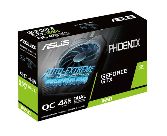 Видеокарта ASUS GeForce GTX1650 4096Mb PH OC D6 P (PH-GTX1650-O4GD6-P), изображение 8 Видеокарта ASUS GeForce GTX1650 4096Mb PH OC D6 P (PH-GTX1650-O4GD6-P), изображение 8