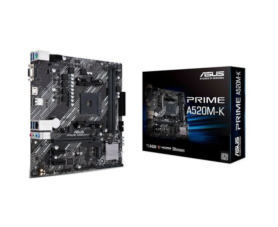 Материнская плата ASUS PRIME A520M-K, изображение 2 Материнская плата ASUS PRIME A520M-K, изображение 2