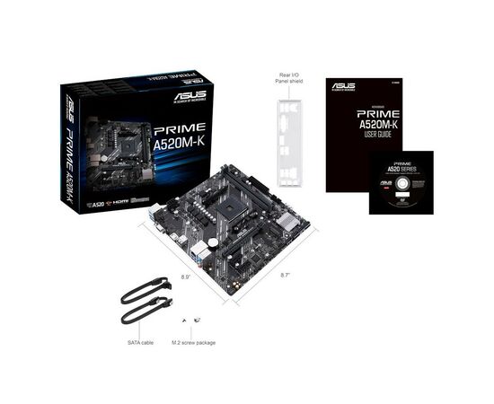 Материнская плата ASUS PRIME A520M-K, изображение 6 Материнская плата ASUS PRIME A520M-K, изображение 6