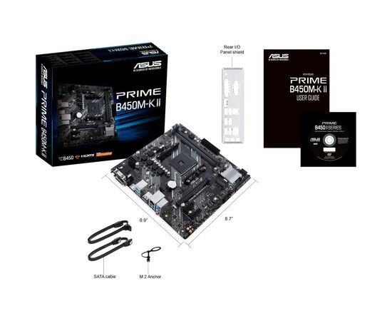 Материнская плата ASUS PRIME B450M-K II, изображение 5 Материнская плата ASUS PRIME B450M-K II, изображение 5