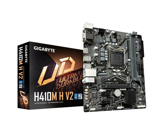 Материнська плата GIGABYTE H410M H V2, зображення 2