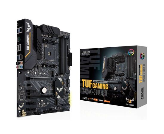 Материнская плата ASUS TUF GAMING B450-PLUS II, изображение 2 Материнская плата ASUS TUF GAMING B450-PLUS II, изображение 2