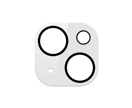 Стекло защитное Armorstandart Camera 3D Silk Apple iPhone 15 / 15 Plus Black (ARM73322)
