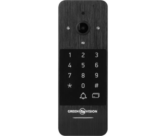 Панель виклику Greenvision GV-007-M-PV10-160 Black