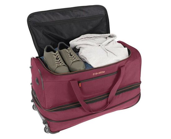 Сумка дорожная Travelite Basics L 119 л Bordeaux (TL096276-70), изображение 3 Сумка дорожная Travelite Basics L 119 л Bordeaux (TL096276-70), изображение 3