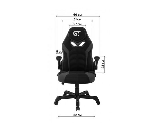 Кресло игровое GT Racer X-2656 Black, изображение 11 Кресло игровое GT Racer X-2656 Black, изображение 11