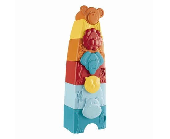 Развивающая игрушка Chicco пирамидка 2 в 1 Eco+ "Зоовежа" (11570.00), изображение 2 Развивающая игрушка Chicco пирамидка 2 в 1 Eco+ "Зоовежа" (11570.00), изображение 2