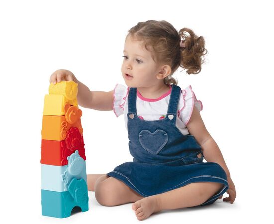 Развивающая игрушка Chicco пирамидка 2 в 1 Eco+ "Зоовежа" (11570.00), изображение 5 Развивающая игрушка Chicco пирамидка 2 в 1 Eco+ "Зоовежа" (11570.00), изображение 5