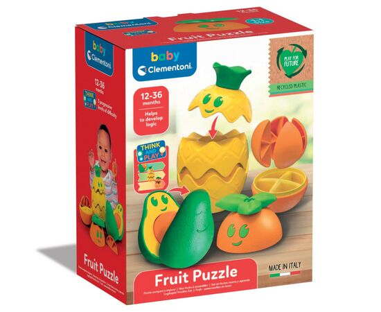 Развивающая игрушка Clementoni Fruit Puzzle (17686), изображение 6 Развивающая игрушка Clementoni Fruit Puzzle (17686), изображение 6