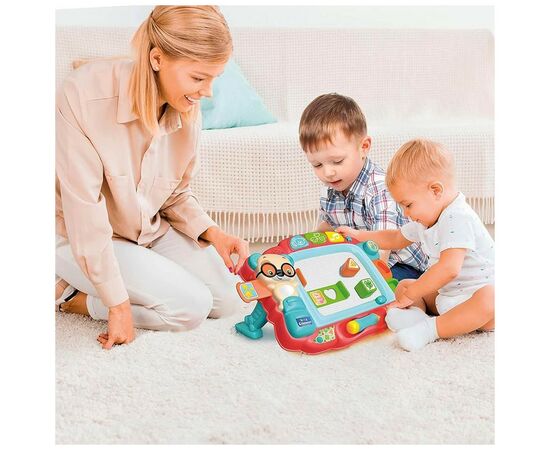 Развивающая игрушка Clementoni Interactive Baby Easel (17660), изображение 4 Развивающая игрушка Clementoni Interactive Baby Easel (17660), изображение 4