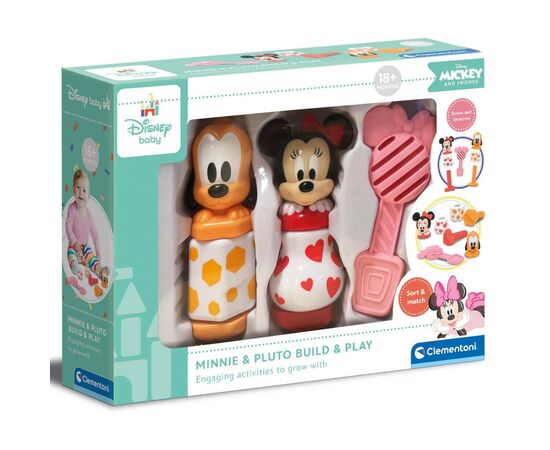 Развивающая игрушка Clementoni Minnie & Pluto Build & Play (17842), изображение 5 Развивающая игрушка Clementoni Minnie & Pluto Build & Play (17842), изображение 5