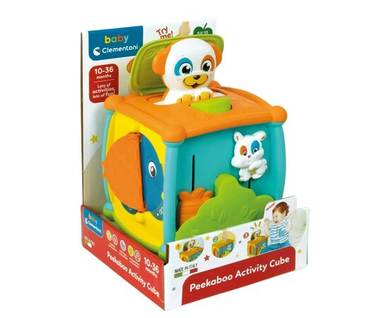 Развивающая игрушка Clementoni Peekaboo Activity Cube (17672), изображение 4 Развивающая игрушка Clementoni Peekaboo Activity Cube (17672), изображение 4