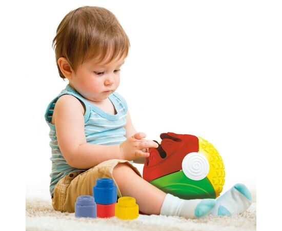 Развивающая игрушка Clementoni Sensory Ball, серия "Soft Clemmy" (17689), изображение 5 Развивающая игрушка Clementoni Sensory Ball, серия "Soft Clemmy" (17689), изображение 5