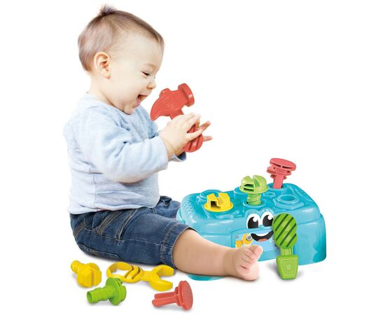 Развивающая игрушка Clementoni Workbench (17042), изображение 4 Развивающая игрушка Clementoni Workbench (17042), изображение 4