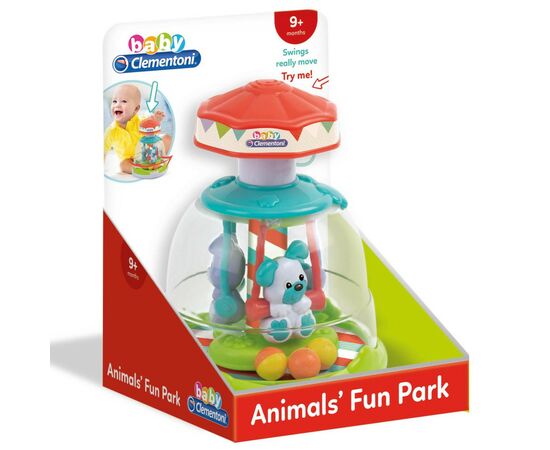 Развивающая игрушка Clementoni Юла Animals' Fun Park (17193), изображение 3