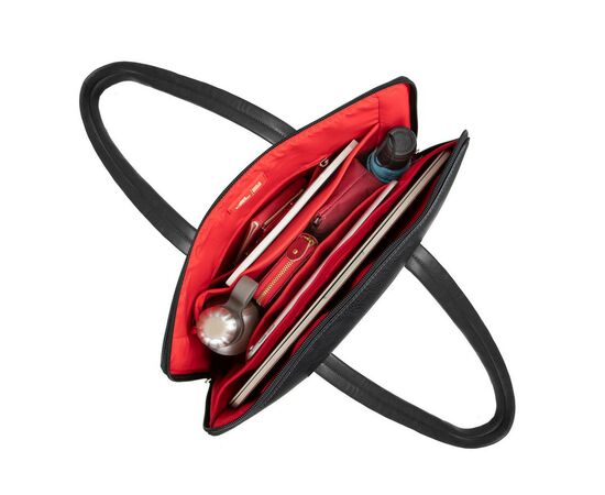 Сумка для ноутбука RivaCase 14" 8992 PU (Black) Orly (8992PUBlack), изображение 10 Сумка для ноутбука RivaCase 14" 8992 PU (Black) Orly (8992PUBlack), изображение 10