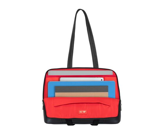 Сумка для ноутбука RivaCase 14" 8992 PU (Black) Orly (8992PUBlack), изображение 7 Сумка для ноутбука RivaCase 14" 8992 PU (Black) Orly (8992PUBlack), изображение 7