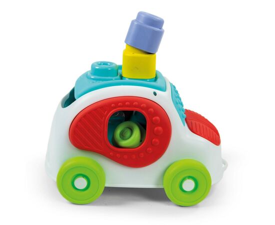 Развивающая игрушка Clementoni Машинка с конструктором Sensory Car, 8 деталей (17315), изображение 3