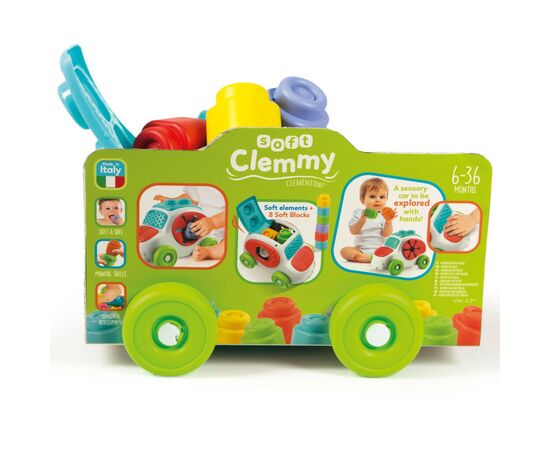 Развивающая игрушка Clementoni Машинка с конструктором Sensory Car, 8 деталей (17315), изображение 7