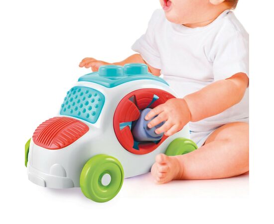 Развивающая игрушка Clementoni Машинка с конструктором Sensory Car, 8 деталей (17315), изображение 9