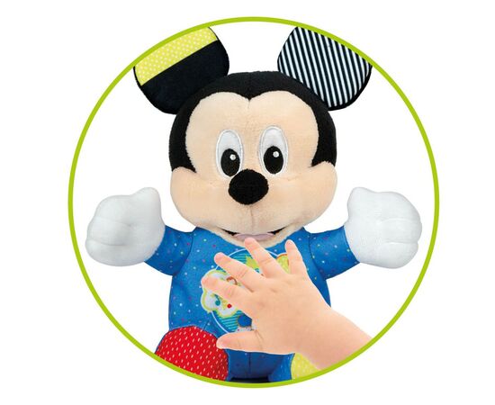 Ночник Clementoni Мягкая игрушка-ночник Baby Mickey (17206), изображение 4 Ночник Clementoni Мягкая игрушка-ночник Baby Mickey (17206), изображение 4