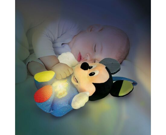 Ночник Clementoni Мягкая игрушка-ночник Baby Mickey (17206), изображение 5 Ночник Clementoni Мягкая игрушка-ночник Baby Mickey (17206), изображение 5