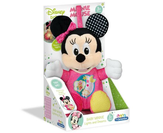 Нічник Clementoni М'яка іграшка-нічник Baby Minnie (17207), зображення 2 Нічник Clementoni М'яка іграшка-нічник Baby Minnie (17207), зображення 2