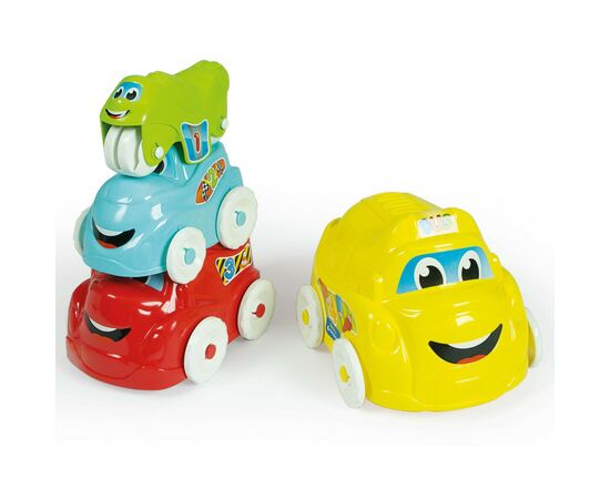 Развивающая игрушка Clementoni пирамидка Fun Vehicles (17111), изображение 3 Развивающая игрушка Clementoni пирамидка Fun Vehicles (17111), изображение 3