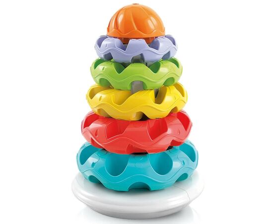 Развивающая игрушка Clementoni пирамидка Stacking Rings (17103)
