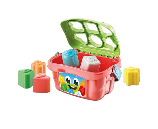Развивающая игрушка Clementoni сортер Shapes Sorter Bucket (17106), изображение 2 Развивающая игрушка Clementoni сортер Shapes Sorter Bucket (17106), изображение 2