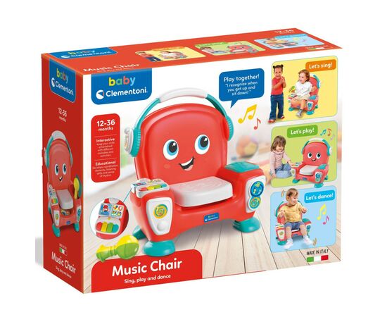 Игровой развивающий центр Clementoni Music Chair (17731), изображение 4 Игровой развивающий центр Clementoni Music Chair (17731), изображение 4