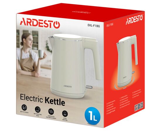 Электрочайник Ardesto EKL-F1BG, изображение 7 Электрочайник Ardesto EKL-F1BG, изображение 7