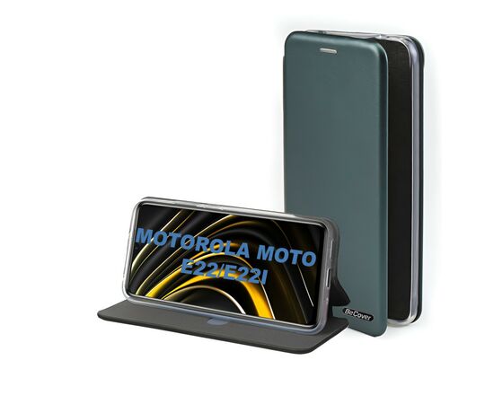 Чехол для мобильного телефона BeCover Exclusive Motorola Moto E22/E22i Dark Green (710242), изображение 6