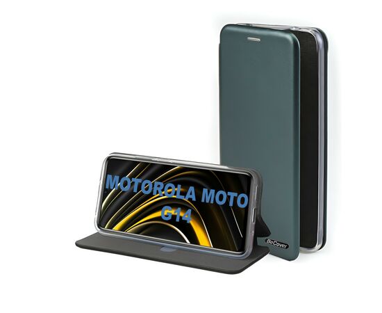 Чохол до мобільного телефона BeCover Exclusive Motorola Moto G14 Dark Green (710236), зображення 6