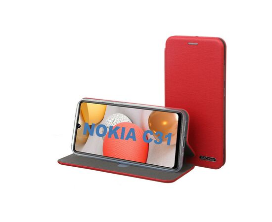Чехол для мобильного телефона BeCover Exclusive Nokia C31 Burgundy Red (710246), изображение 5