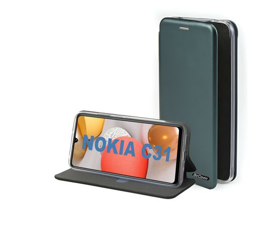 Чохол до мобільного телефона BeCover Exclusive Nokia C31 Dark Green (710247), зображення 6