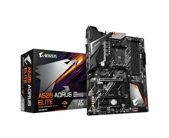 Материнская плата GIGABYTE A520 AORUS ELITE, изображение 2 Материнская плата GIGABYTE A520 AORUS ELITE, изображение 2