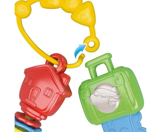 Брязкальце Clementoni Multi-activity Keys (17460), зображення 2 Брязкальце Clementoni Multi-activity Keys (17460), зображення 2