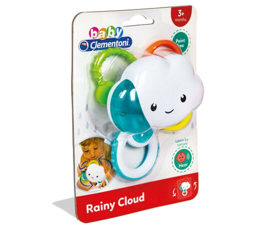 Погремушка Clementoni Rainy Cloud (17324), изображение 2 Погремушка Clementoni Rainy Cloud (17324), изображение 2