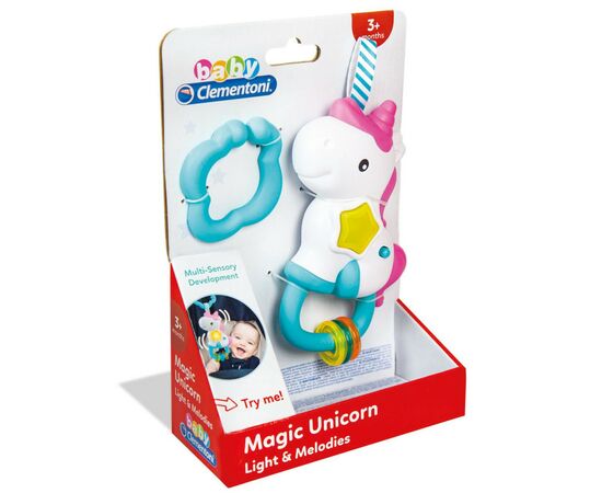 Погремушка Clementoni Magic Unicorn (17333), изображение 2 Погремушка Clementoni Magic Unicorn (17333), изображение 2