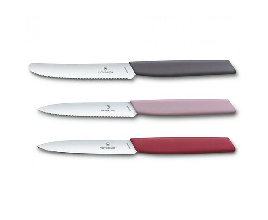 Набор ножей Victorinox Swiss Modern Paring Set 3 шт Flower (6.9096.3L2), изображение 2 Набор ножей Victorinox Swiss Modern Paring Set 3 шт Flower (6.9096.3L2), изображение 2